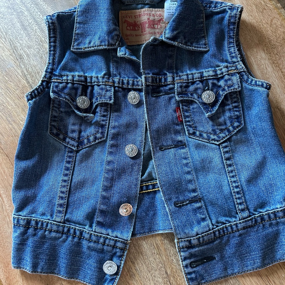 Levi's Kids Classic Blue Vest